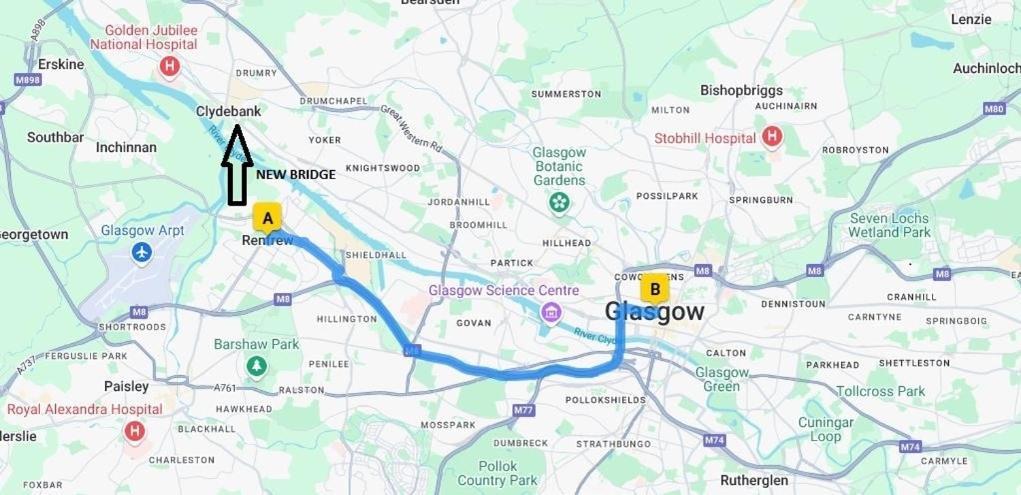 Glasgow Apartment Close To The Airport Renfrew Exterior photo